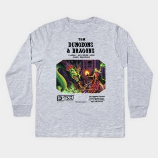 classic dungeons and dragons Kids Long Sleeve T-Shirt